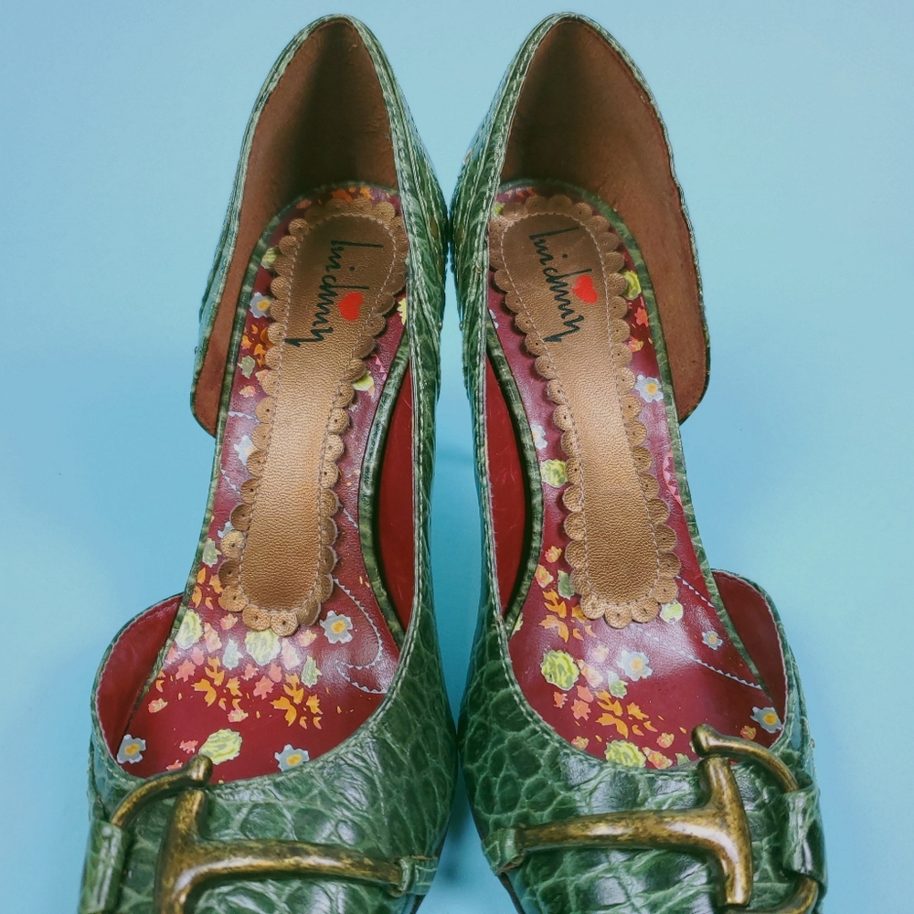 SOLD Luichiny croc heels - Picture 6 of 13